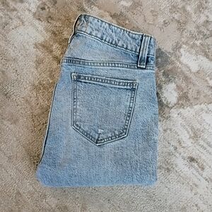 Eunina Super High Rise Distressed Mom Jeans